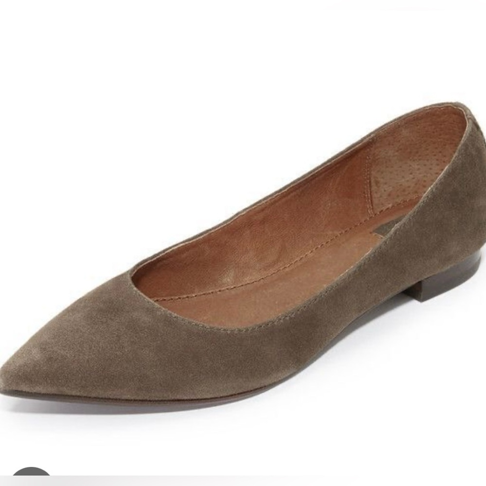 Leather Frye flats
